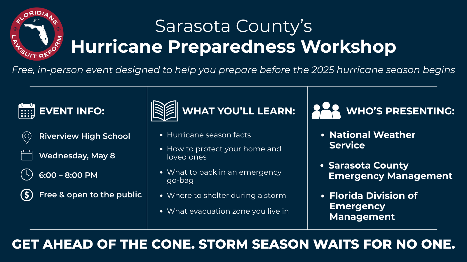 Sarasota County to host hurricane preparedness workshop May 8 | Florida ...